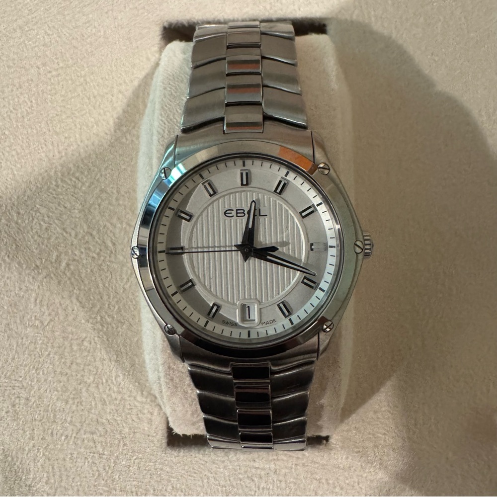 Ebel Silver Stainless Steel Watch